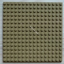LEGO® Bauplatte Grundplatte 16x16 dunkelbeige dark tan NEU 91405 beidseitig