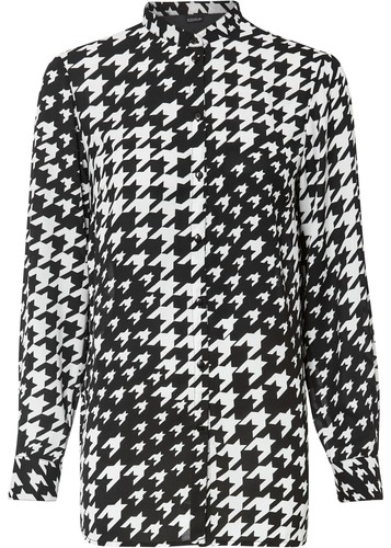 Longbluse mit hahnentritt - hahnentritt, gr