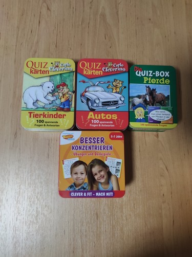 Paket quiz karten box - quiz,