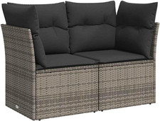 Vidaxl Gartensofa Mit Kissen