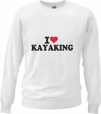 Sweatshirt I LOVE KAJAK FAHREN