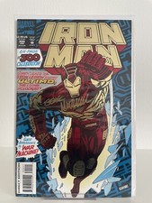 Iron Man #300 Signatur Steve Mitchell & Certificate US Comic Heft B&B