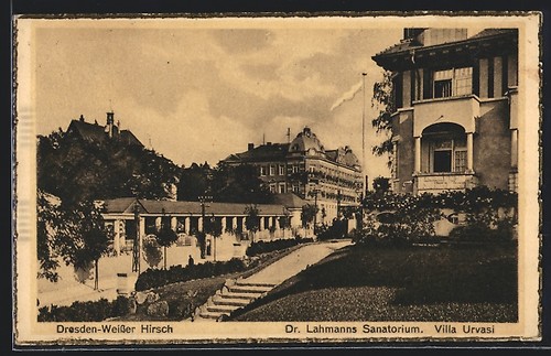 Ansichtskarte dresden weißer - ansichtskarte, dresden-weißer