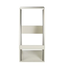 MUSIC STORE Siderack 17+6 HE Birke MP Bausatz Weiß Studio Rack Schräg/Gerade