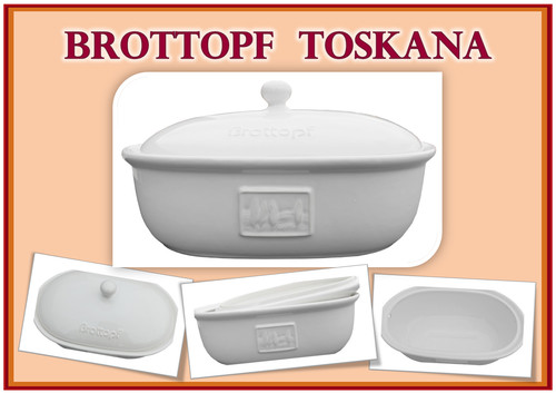 Brottopf steingut glasiert - brottopf,