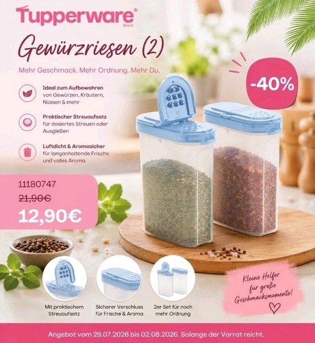 Tupperware gewürz set - tupperware,