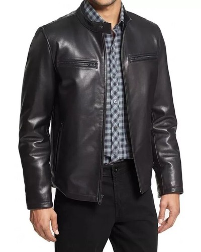 Klassische herren lederjacke - klassische,