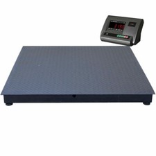 Bodenwaage Industriewaage 1000 kg  1 x 1m Viehwaage Paketwaage Versandwaage