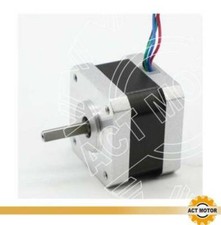 DE Free Nema 17 Schrittmotor 0.4A 34mm 40oz-in 1,8° D-Shaft 17HS3404L14.3P1-X3