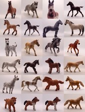 Schleich Pferde Fohlen Ponys Carmague Shetty Haflinger Quarter...z.A.