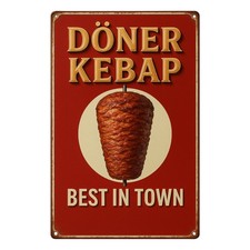 Metallschild Döner Kebap