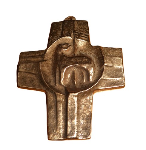 Bronzekreuz wandkreuz 5cm - bronzekreuz,