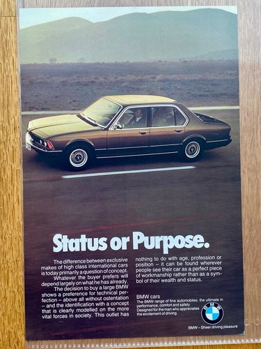 1978 status purpose bmw - status, or