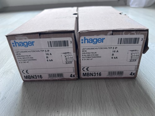 Hager mbn316 - 8x,