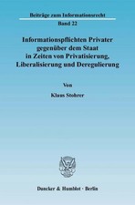 Stohrer: Informationspflichten