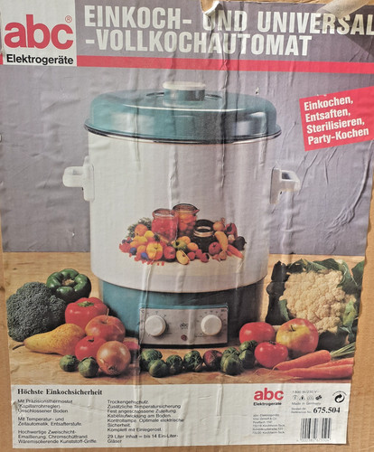Abc elektrogeräte einmachtopf - abc,
