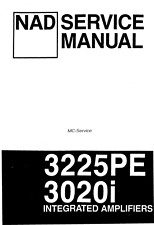 Service Manual-Anleitung für NAD 3020 i, 3225 PE 