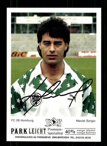 Sergio maciel autogrammkarte - sergio,