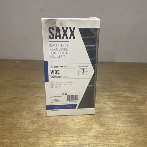 Saxx black vibe - black, brief