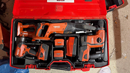 Hilti 22v bohrmaschinen set - 22v,