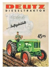 Blechschild 20x30 deutz diesel - deutz,