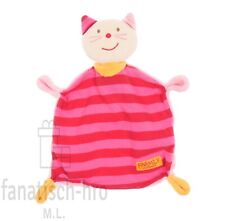 Fehn Farmily Steinbeck Schmusetuch Katze rot rosa gestreift Spieltier Kätzchen