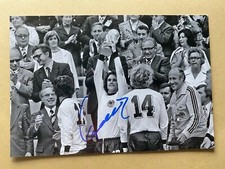 Handsigniertes Foto Wolfgang Overath Signiert Signed Autogramm