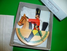 original Seiffener Reiterlein OVP Erzgebirge DREGENO 12 cm Seiffen Reiter