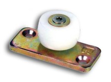 WOELM Gleitrolle auf Platte 459 PL Kunststoff