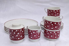 Melitta Hamburg Tee-o.Kaffeeservice, Geschirr, Service, Konvolut, 60er rar