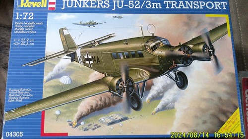 Revell 04305 junkers ju52 - revell,