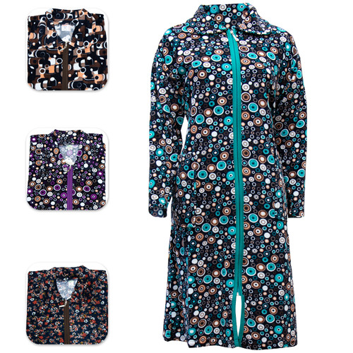 Damen hausmantel hauskleid - hausmantel,