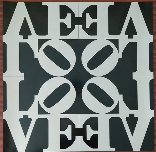 Robert indiana love - indiana, rising"