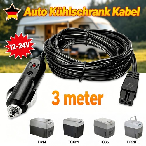 12v auto kühlschrank kabel - 3m,