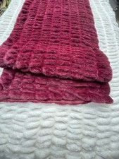 Edelzeit Chalet  Zobel Felloptik Wendedecke 1xWohndecke 150 x 200 cm, Bordeaux !