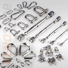 Stahlseil Edelstahl Kausche