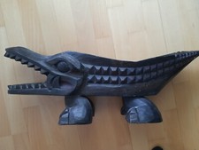 Holzkrokodil - Style - Deko Pflanzenuntersetzer