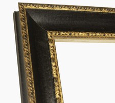 Holzrahmen mit Blattgold mit