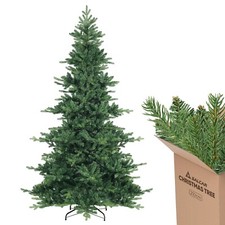 210 cm Künstlicher Weihnachtsbaum Tannenbaum Naturgetreu mit dichten Zweigen