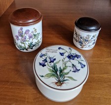 Villeroy & Boch Botanica 3 Deckel-Dosen 1.H=10,5 / 2.H=8,5 / 3.D=10cm 2x neuw.