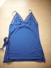 Schönes 2 tlg. Negligee Gr. 2 XXL blau Neu