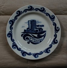 Teller, Zur Erinnerung an Ihren Besuch Hotel Neptun DDR GDR Colditz