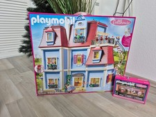 playmobil Dollhouse 70205+ Zusatzetage 9849+ Beleuchtung+ Zubehör