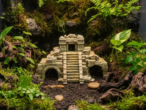 Azteken tempeldeko gelände - azteken, |