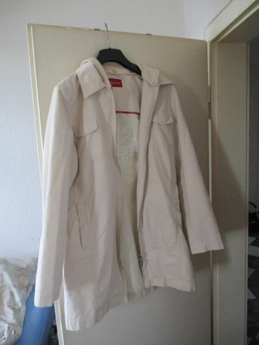 übergangsjacke creme mit - Übergangsjacke,