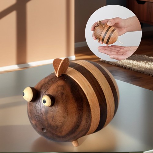 Zahnstocherhalter aus holz - aus,