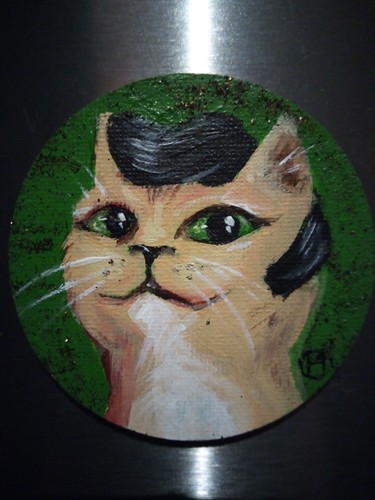 Katzenmagnet unikat selbst - unikat,