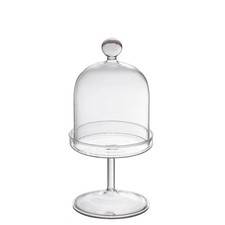 WMF Cloche Glas auf Fuss H 21