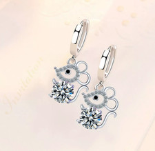 Creolen Ohrstecker Maus