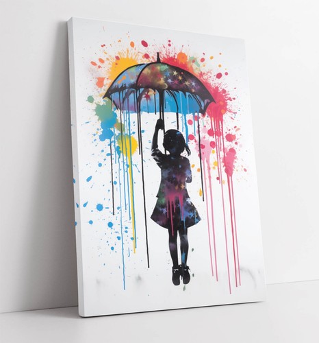 Banksy stil regenschirm - banksy,